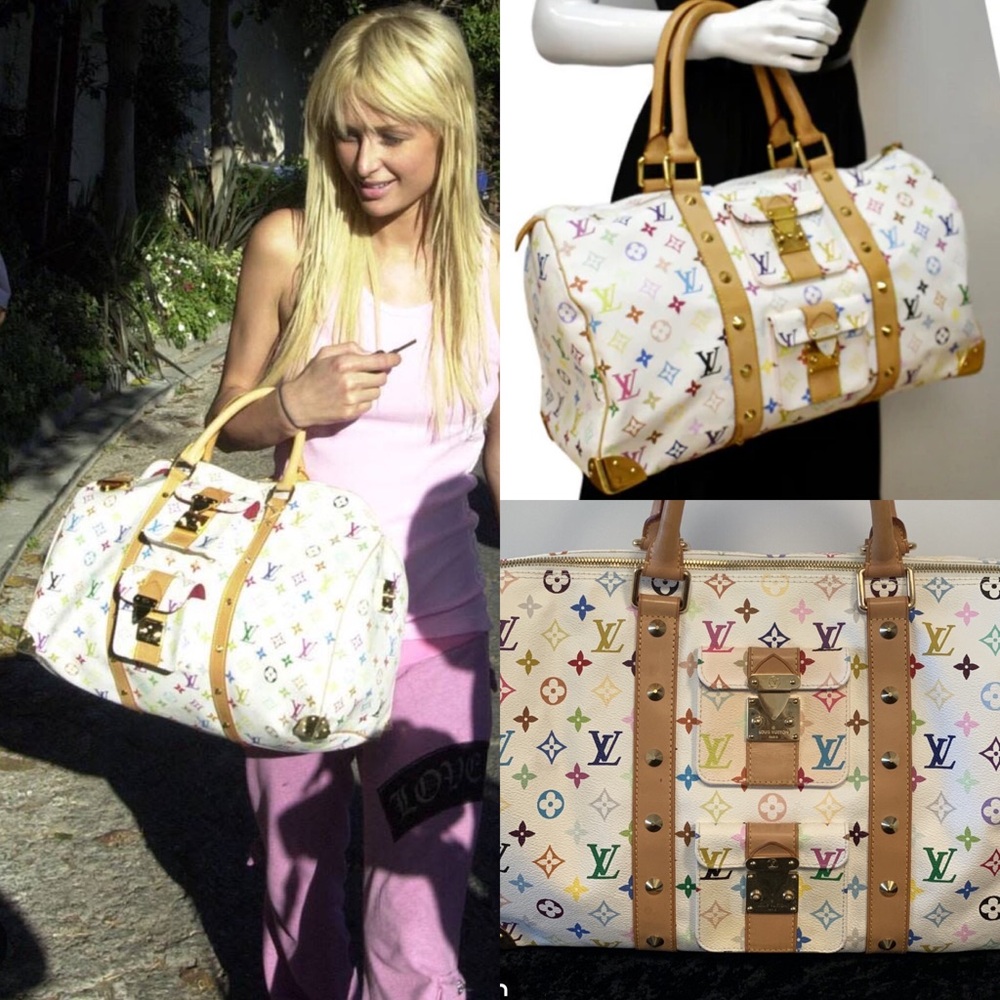 ULTRA RARE MULTICOLOR KEEPALL 45 CELEBRITY COLLECTION - Picture 3 of 15